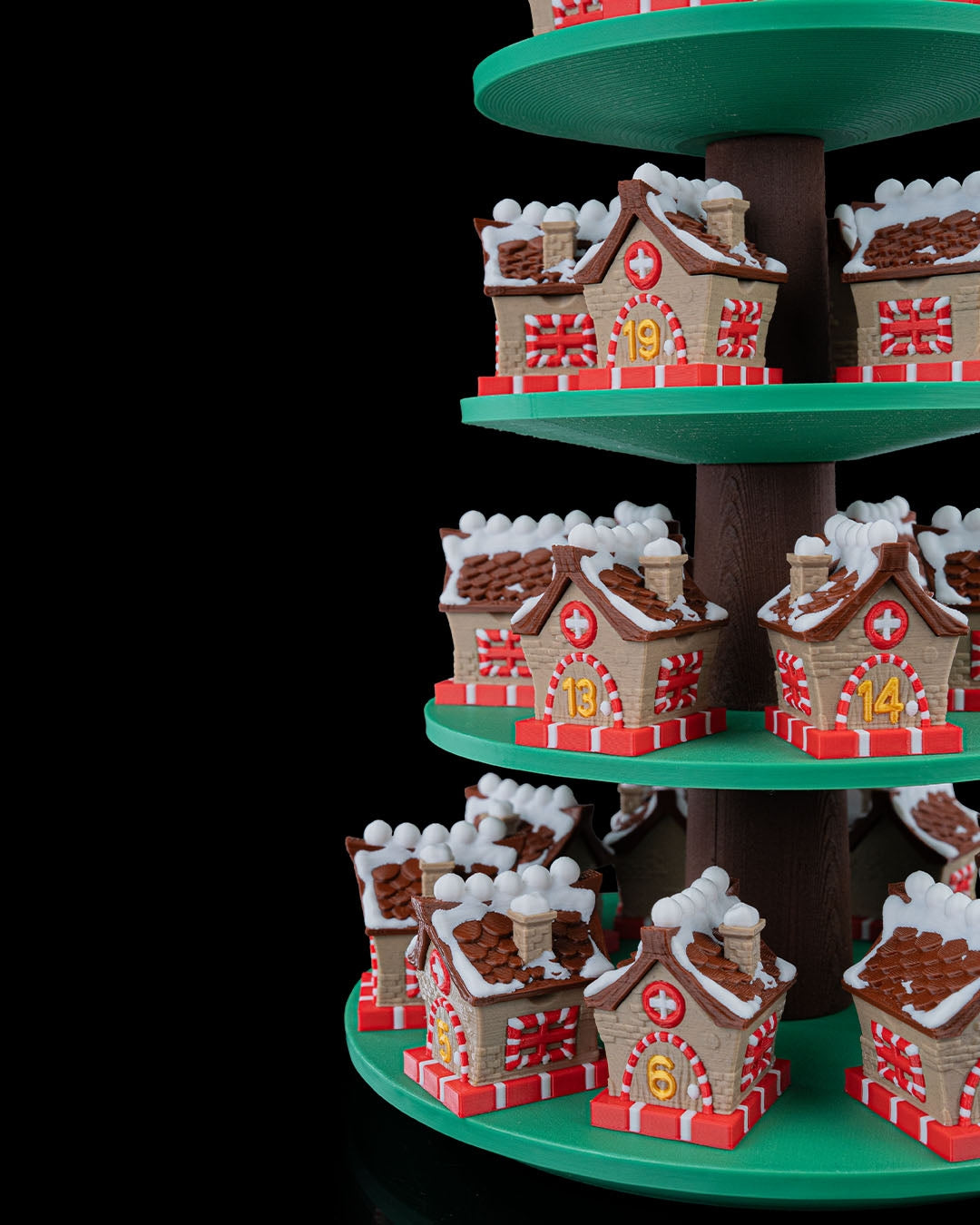 Tree Top Village Countdown Containers