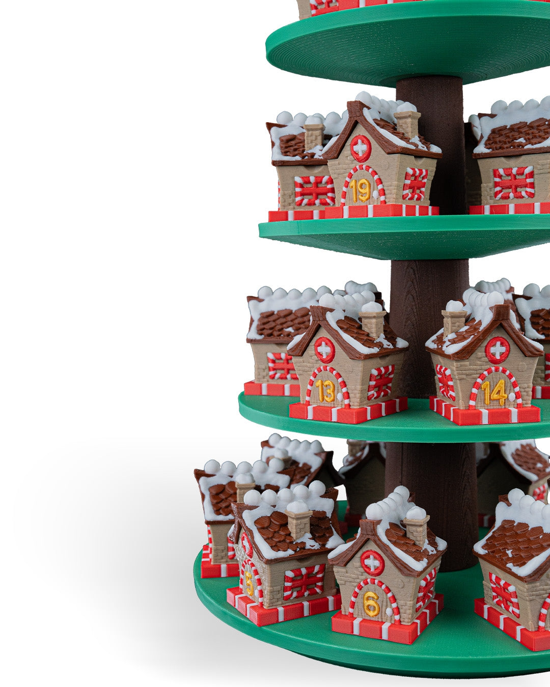 Tree Top Village Countdown Containers