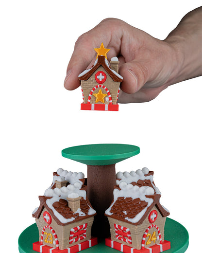 Tree Top Village Countdown Containers