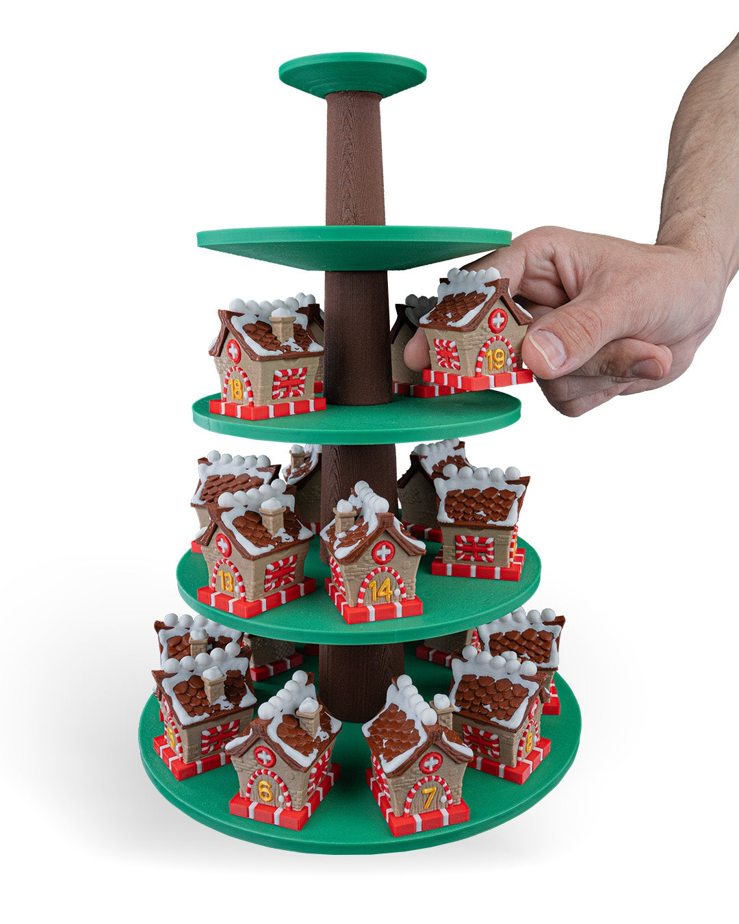 Tree Top Village Countdown Containers