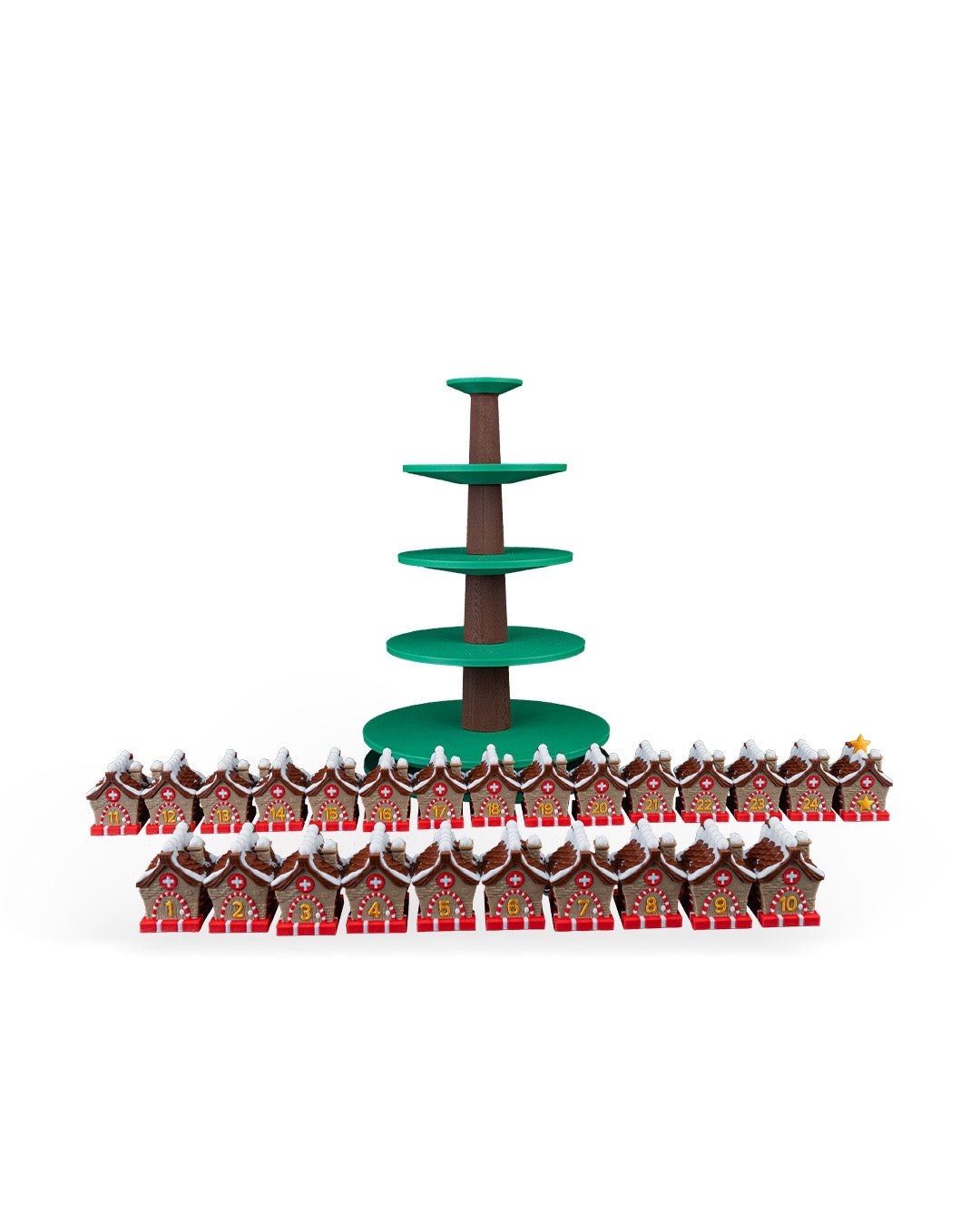 Tree Top Village Countdown Containers