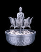 Buddha in Bloom Tabletop Fountain, front view