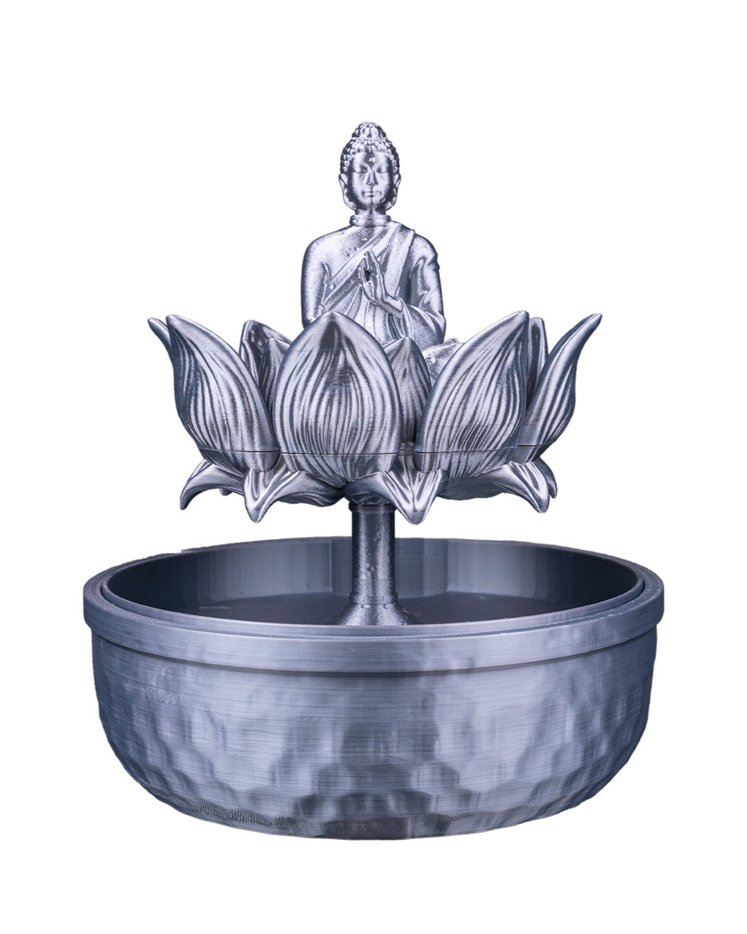 Buddha in Bloom Tabletop Fountain, full scene view
