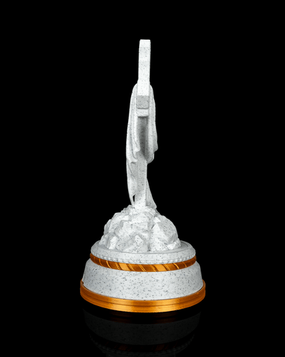 Draped Cross Statue