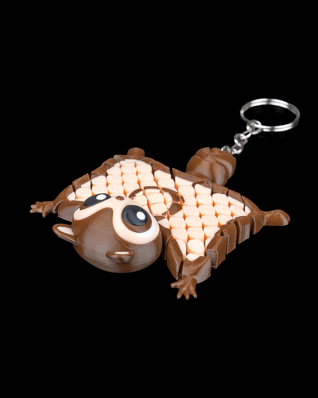 Merle, the Flying Squirrel Flexi Keychain