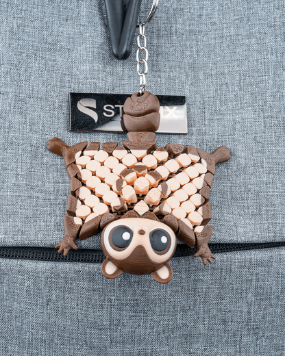 Merle, the Flying Squirrel Flexi Keychain