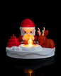 Santa's Bonfire Table Lamp