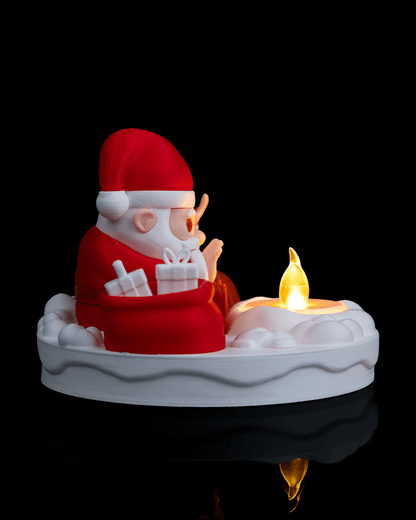 Santa's Bonfire Table Lamp