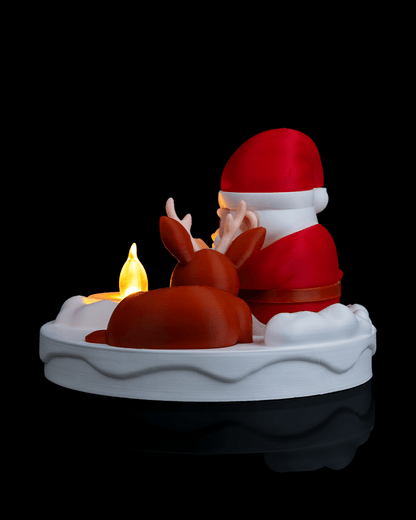 Santa's Bonfire Table Lamp