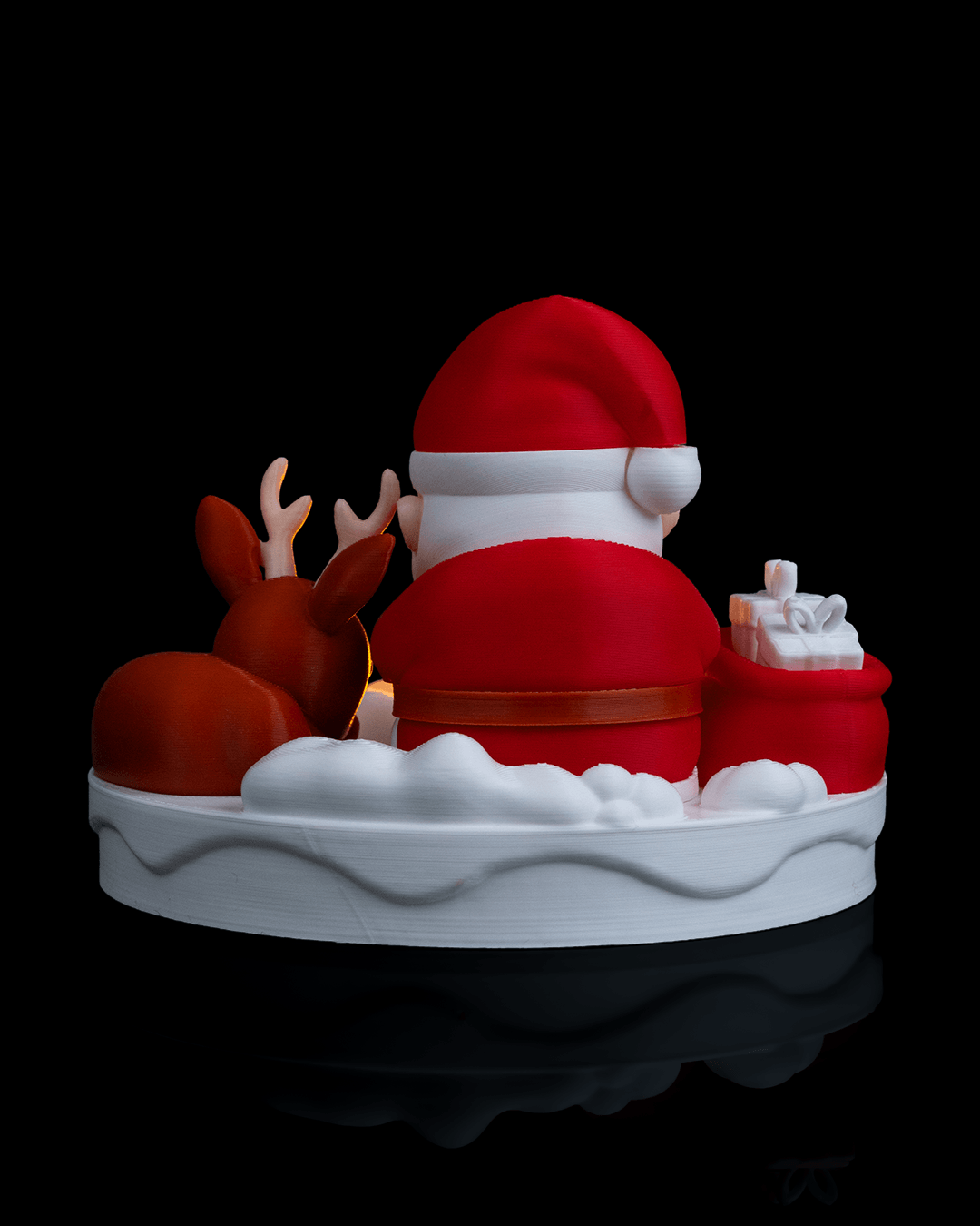 Santa's Bonfire Table Lamp