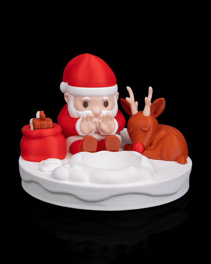 Santa's Bonfire Table Lamp