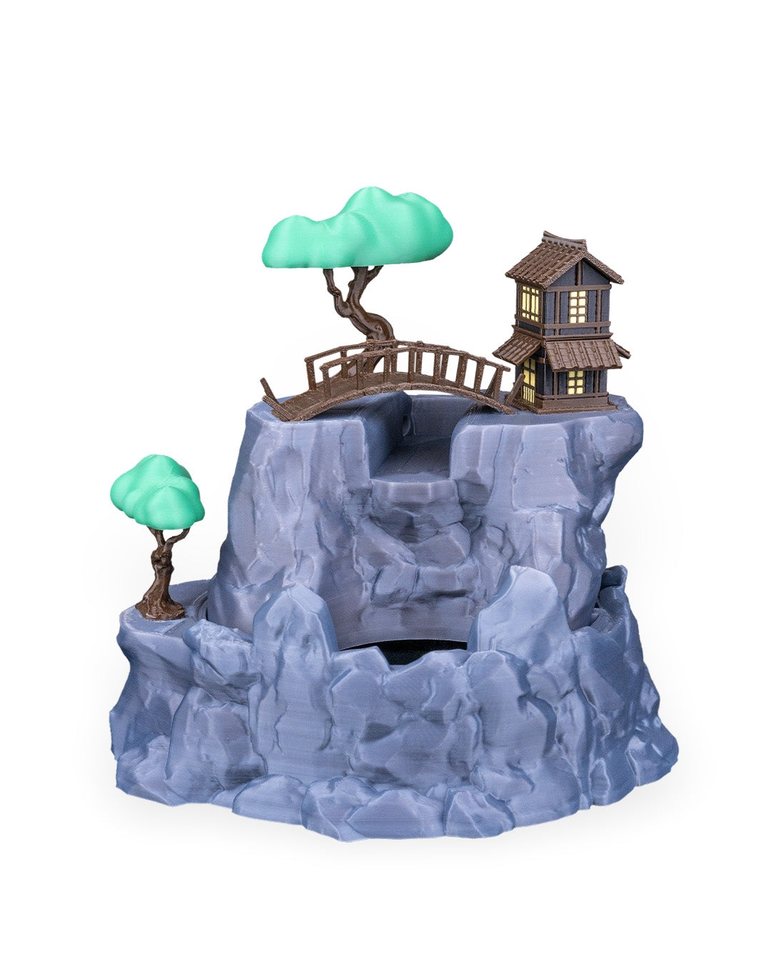 Serenity Falls Tabletop Fountain, close-up view
